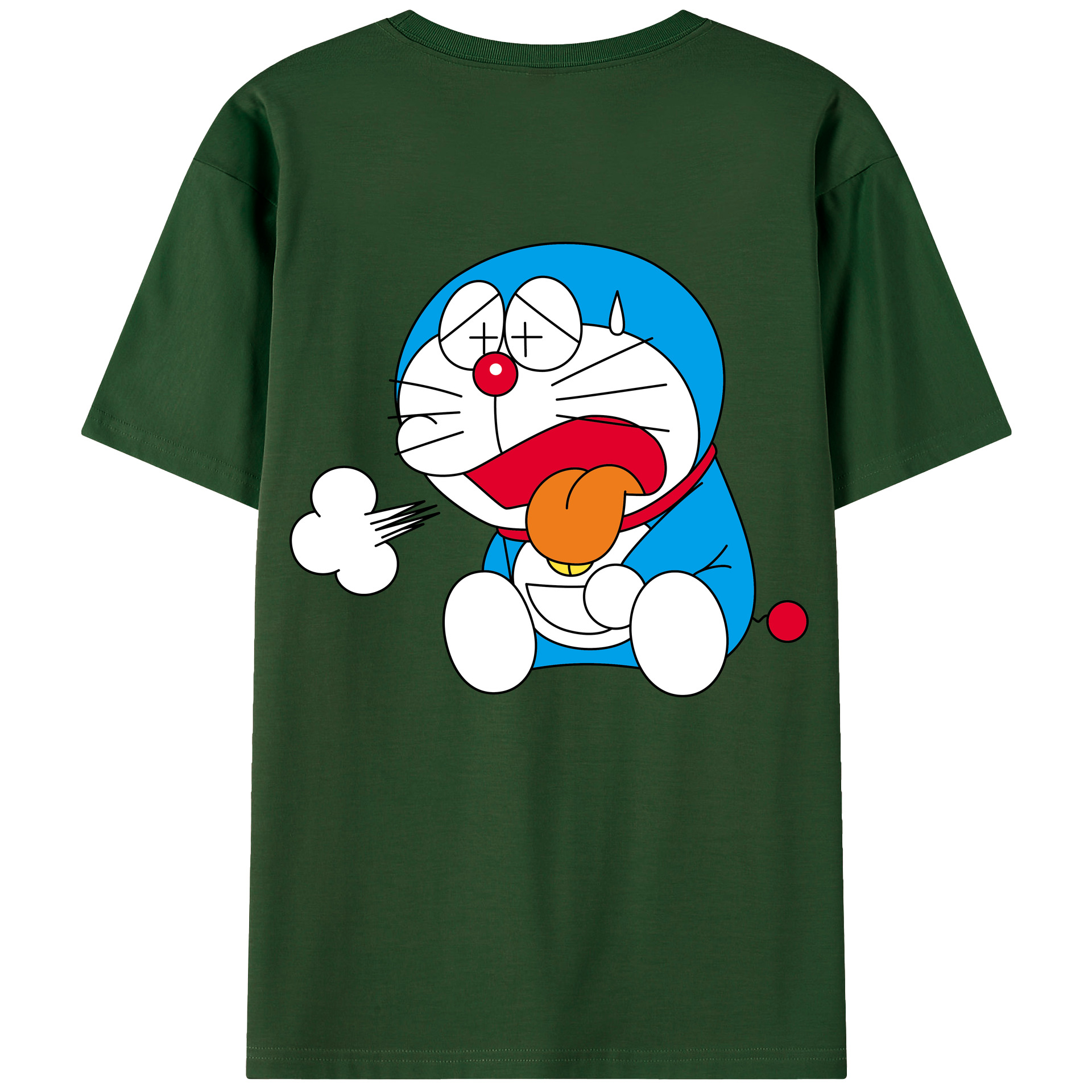 （画像用） ドラえもん Doraemon 綿100％半袖Tシャツ（背面プリント）